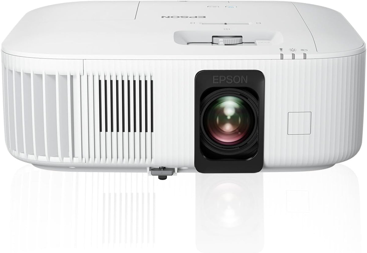 Epson EH-TW6250 4K PRO-UHD Smart Laserprojektor - Heimkino Beamer mit 2800 Lumen und Android TV - Bis 500 Zoll Bilddiagonale - Gaming Funktionen mit HDMI USB und WLAN