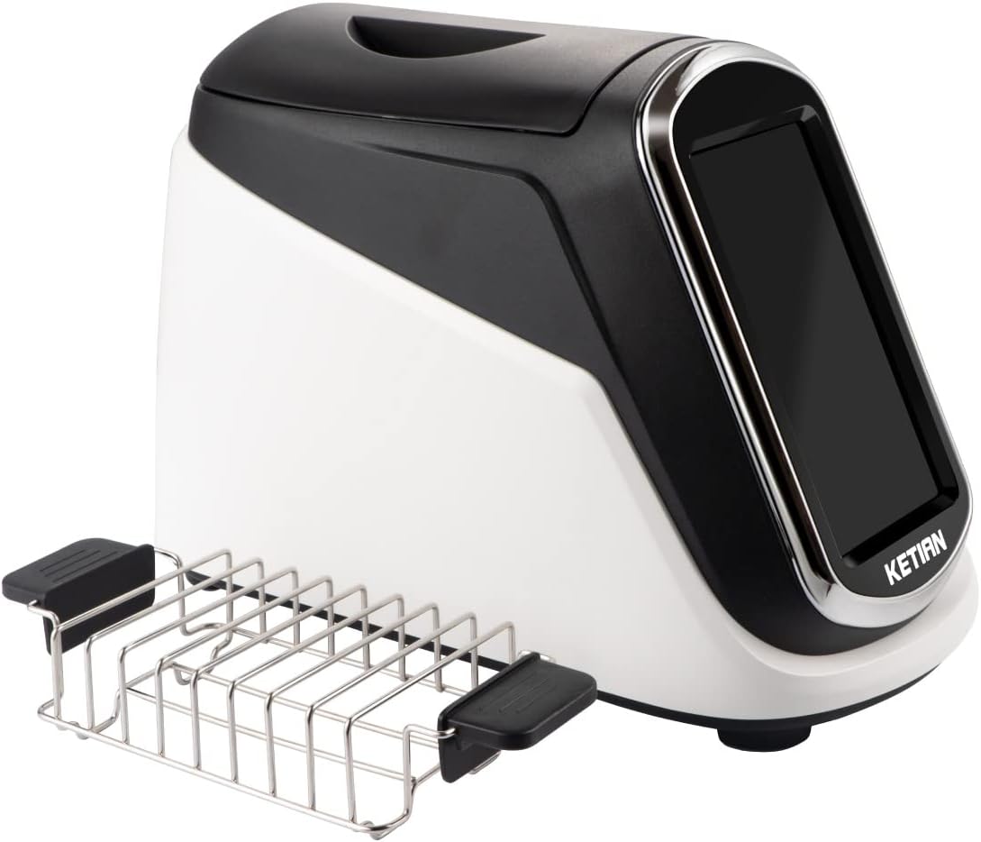 Smart Toaster Touchscreen - 1400W mit automatischem Heben und Senken - 7 Bräunungsstufen und wärmeisoliertes Gehäuse - für Brot Bagel Waffel Gebäck und Sandwiches
