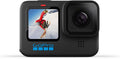 GoPro HERO10 Schwarze wasserdichte Actionkamera - 5,3K 60FPS Ultra HD Video und 23 MP Fotos - Front LCD und Touch Rückseite - 1080p Livestream und Bildstabilisierung