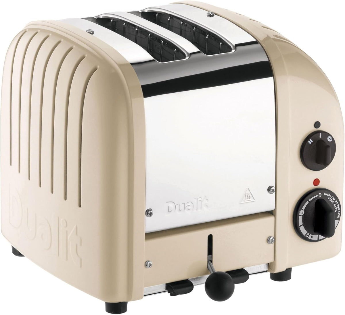 Dualit 27032 New Generation Vario Toaster 2-Schlitz - Elektrischer Brottoaster mit 1200 Watt - Aluminium Edelstahl und Kunststoff - Creme für die Küche