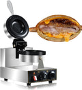 Eiscreme Burger Maschine mit UFO Waffeleisen - beidseitige Antihaft Heizplatten - Temperaturregelung und Timer - Einzelkopf mit 10 kg Gewicht