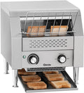 Bartscher Durchlauftoaster DLT150-1 - Edelstahl Gastro Toaster bis 150 Toasts pro Stunde - 2240 Watt stufenlos regelbar - Toastausgabe vorne oder hinten