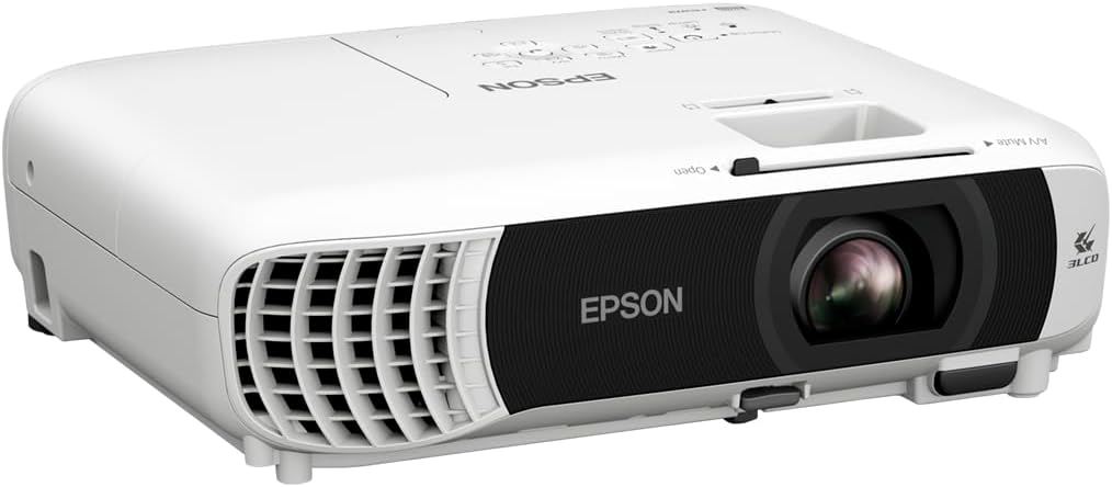 Epson EB FH08 Full HD Projektor - 3LCD Beamer mit 3600 Lumen und bis zu 337 Zoll Bild - Split Screen Funktion für parallele Inhalte - Zwei HDMI Anschlüsse und USB