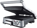 Panini Press Grill - Sandwichmaker mit Antihaftplatten und Temperaturregelung - 180 Grad Öffnungsfunktion für Sandwiches und Steaks - Vielseitiger Kontaktgrill