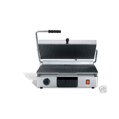 Gusseisen Platte RS 1705 - Große Grillplatte zum Toasten von Sandwiches - Gusseisen Sandwich Grill für Pizza - RESTAURANT STORE 11 kg