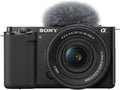 Sony ZV E10K Systemkamera - APS C Vlogging Kamera mit 16 bis 50 mm Power Zoom Objektiv - Echtzeit Augenautofokus und Klappdisplay - Sony E Mount für Vlogger und Einsteiger
