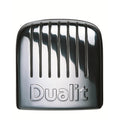 Dualit Toaster 40348 grau - 4 Schlitze Brottoaster mit 2,2 kW - Metall Toaster für Brot Bagels und Toast - Für Brötchen Croissants und Waffeln