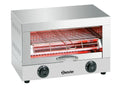 Bartscher Toastbackgerät mit Quarzstrahlern - Edelstahl Gastro Toaster mit einer Ebene - 1700 Watt und Timer bis 15 Minuten - Inklusive Toastzange