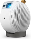 BenQ GV50 Full HD Laser Beamer - Tragbarer Projektor mit 500 ANSI Lumen und drehbarer Winkelprojektion - Google TV Netflix Chromecast und AirPlay - 18 Watt Bass Lautsprecher und Autofokus