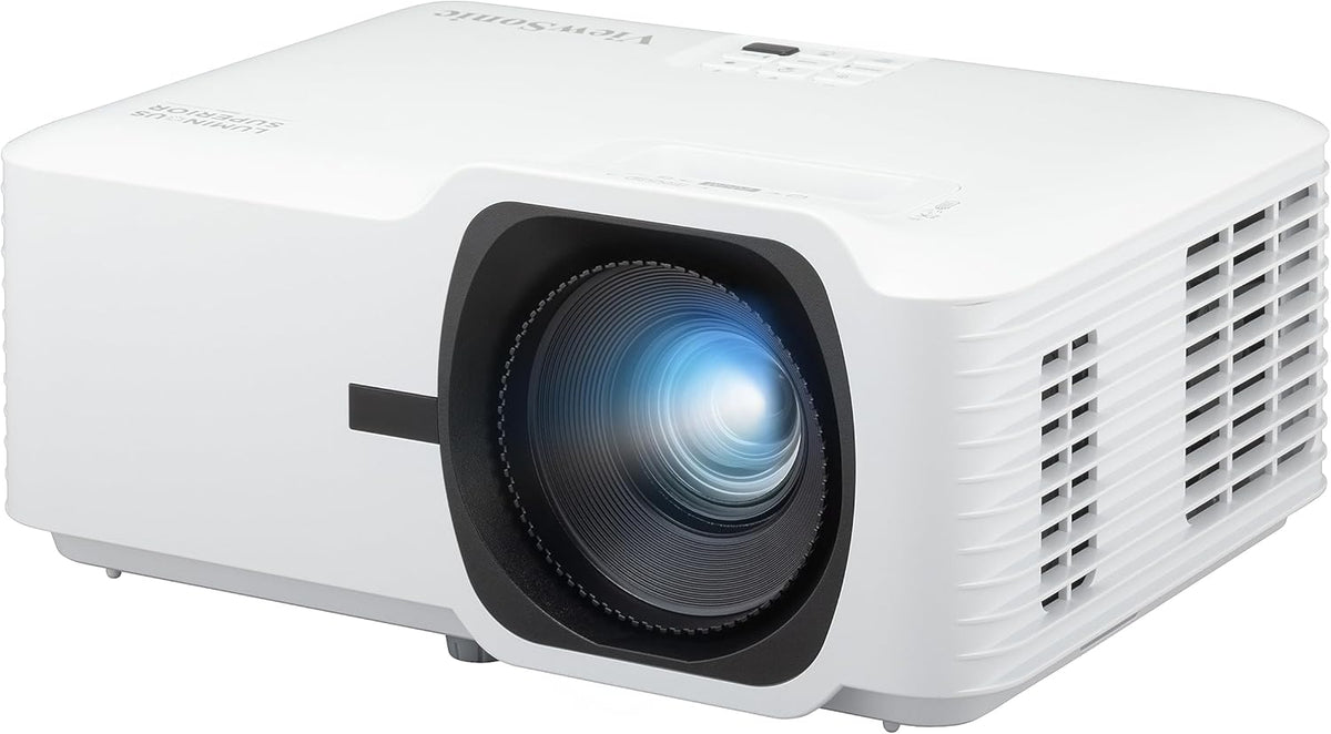 ViewSonic V52HD Full HD 1080P Laser Beamer - 5000 ANSI Lumen Projektor mit großem Bild - Digitale Keystone Korrektur und 15 Watt Lautsprecher - 2 HDMI und USB A für Bildung und Business