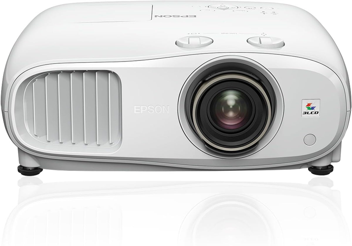 Epson EH-TW7100 4K PRO-UHD-Projektor - 3840 x 2160 Pixel mit 3000 Lumen - bis zu 500 Zoll Bilddiagonale - LCD Heimkino Projektor für Gaming Business und große Bildflächen