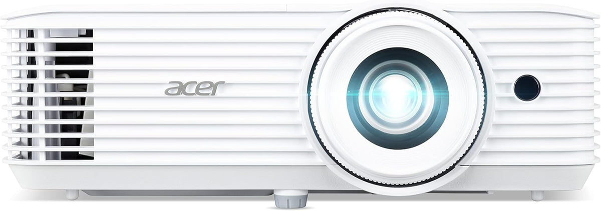 Acer X1528Ki DLP Beamer - Full HD mit 5200 ANSI Lumen - 10000 zu 1 Kontrast 3D und Auto Keystone - weißer Home Cinema und Business Projektor mit HDMI und 3W Lautsprecher