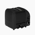 Dualit Classic 2 er Toaster Stealth - matt schwarzer Toaster aus Aluminium und Edelstahl - für Brot Bagel und Sandwich - kompakter Premium Toaster für den täglichen Gebrauch