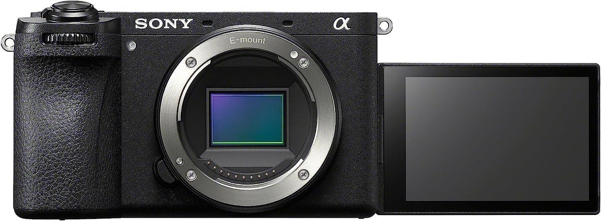Sony Alpha 6700 Systemkamera - Spiegellose APS C Kamera mit KI Autofokus - 5 Achsen Bildstabilisierung und 4K 120p Video - Touch Display für Vlogging Selfies und Foto