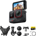 Insta360 Ace Pro Motorrad Bundle - wasserdichte 4K Action Kamera mit Leica Sensor - 4K120 Video und AI Rauschunterdrückung - 6,1cm Flip Bildschirm für Motorrad Sport und Outdoor