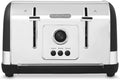 Morphy Richards Venture 4 Slice Toaster - elektrischer 4 Scheiben Toaster - Metallgehäuse in Schwarz - Brotröster für Toast und Frühstück