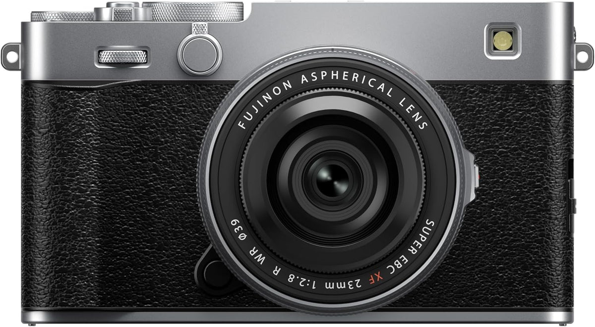 FUJIFILM X-E5 mit XF23mm Kit Silver - Spiegellose Systemkamera mit CMOS Sensor - XF23mm F2.8 R WR Festbrennweite - Sensor Shift Bildstabilisierung und Fujifilm X Mount