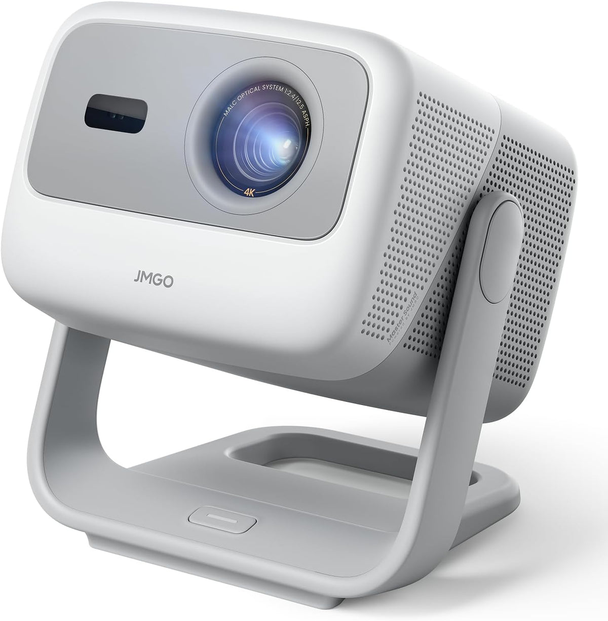JMGO N1S 4K UHD Mini Beamer - Triple Laser mit 1100 ISO Lumen und Gimbal Autofokus - Google TV und Netflix - HDR10 Dolby Audio und 3D Projektion