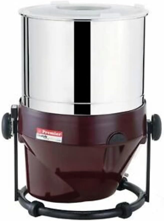 Royal Appliances Premieree Nassschleifer - 2L Kapazität für Mahlen und Nassverarbeitung - Edelstahlgehäuse in Weiß - neigbare Bauform für Küche und Lebensmittelzubereitung