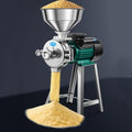 Elektrische Futtermühle 4800 Watt - Nass und Trocken Getreidemühle mit Edelstahl - Einstellbare Mahlfeinheit für grobes und feines Mahlgut - Für dickflüssige und dünnflüssige Maische