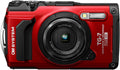 OM SYSTEM Tough TG-7 rot - robuste Digitalkamera mit 12 MP CMOS Sensor - 4-fach optischer Zoom und Bildstabilisierung - kompakte Reisekamera mit MOV Video