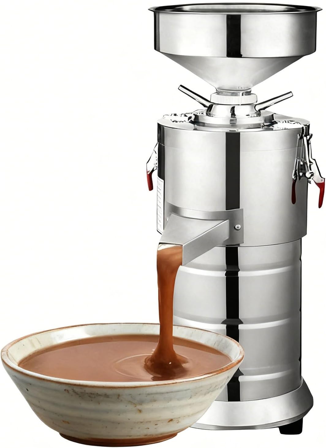 Elektrischer Nussbutter Maker - Nussmühle für Mandeln Cashewnüsse und Sesam - Einstellbare Konsistenz für Nussmus - Mit Sicherheitsverschluss