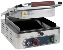RESTAURANT STORE RS 3067 Pyroceram Grillplatte - 1700W glatte Keramikplatte für Sandwiches - Edelstahlgehäuse mit 230V Betrieb - Einzelgerät für Bar und Gastronomie