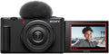 Sony Vlog Kamera ZV-1F Digitalkamera - 4K Video mit klapp und drehbarem Display - 20mm F2 Objektiv und digitale Stabilisierung - Slow Motion und Vlog Funktionen in Schwarz