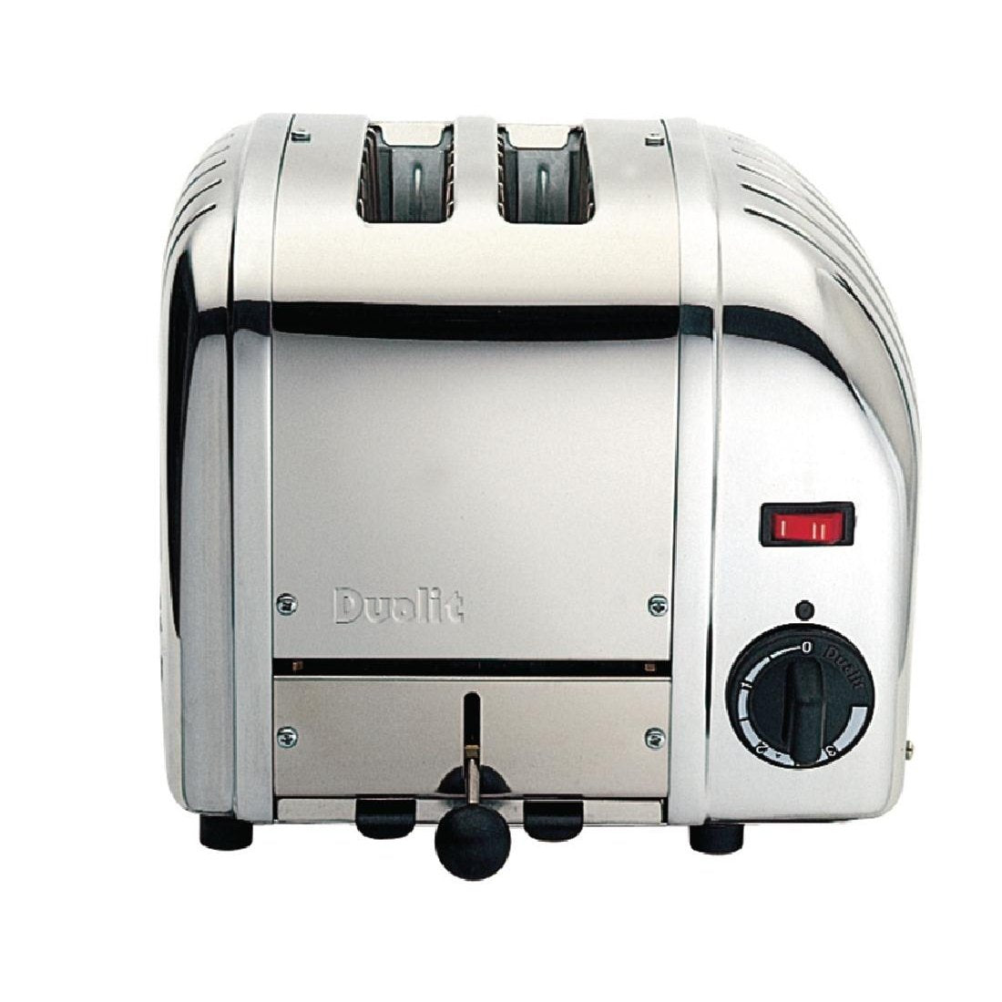 Dualit Vario Toaster - Zweischlitz Toaster für Brot und Toast - Edelstahlgehäuse für stabile Nutzung - 230 Volt Gerät für Küche und Frühstücksbereich