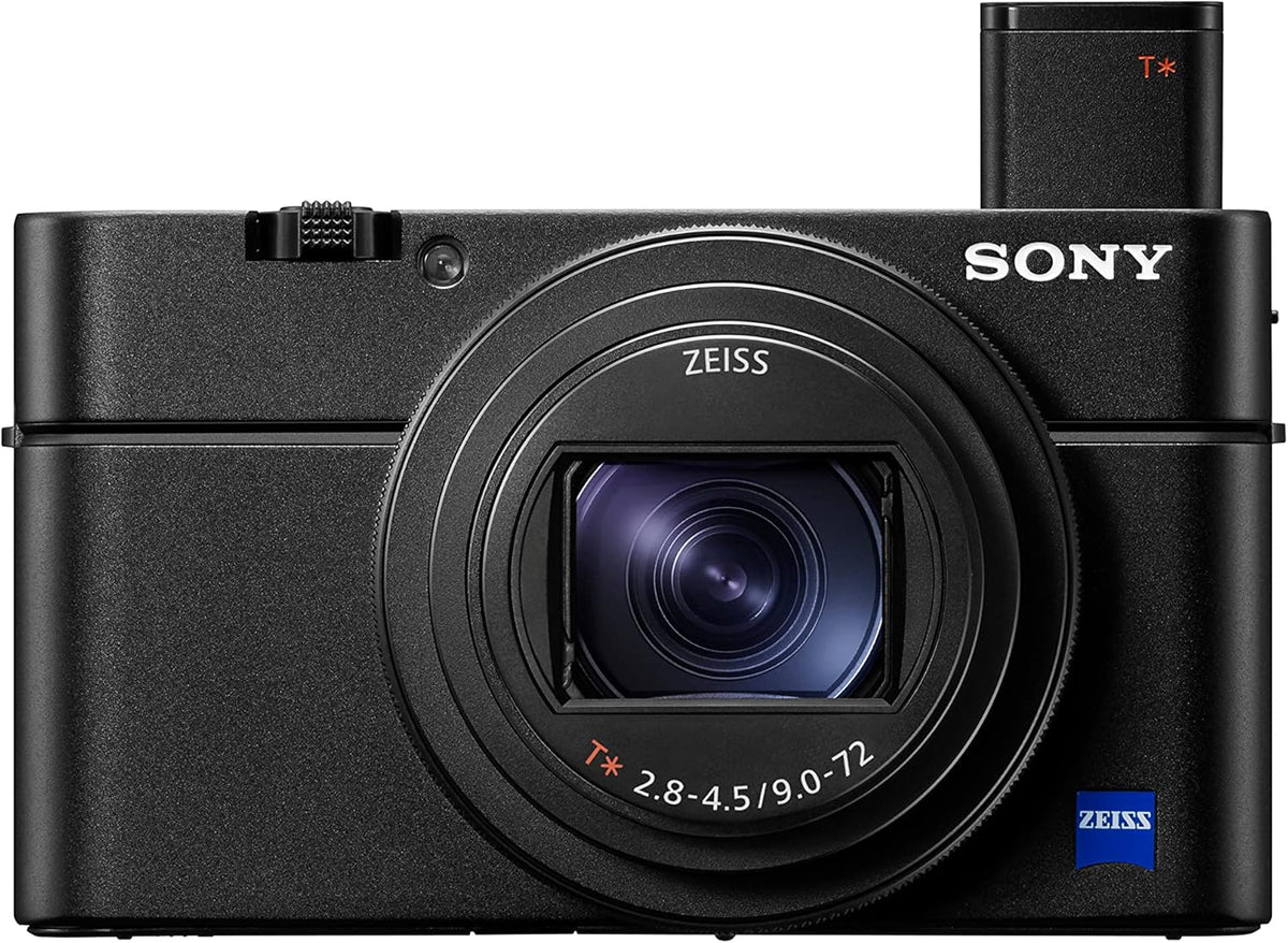 Sony RX100 VII Kompaktkamera - Premium 1 Zoll Sensor mit 24-200mm F2.8-4.5 ZEISS Zoom - 4K Video und Augen Autofokus für Mensch und Tier - neigbares Display für Reise Vlog und Action
