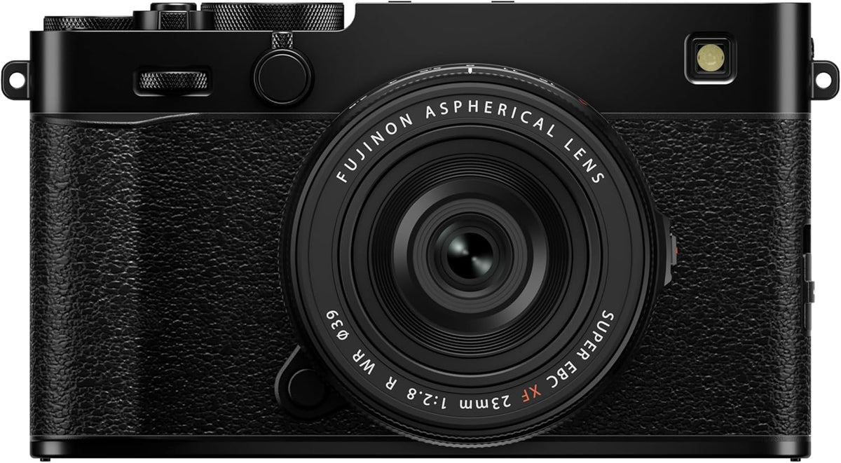 FUJIFILM X-E5 + XF23mm Kit Black - spiegellose Systemkamera mit XF23mm F2.8 R WR Objektiv - CMOS Sensor und In Body Stabilisierung - RAW JPEG Kamera für Reise Street und Alltag