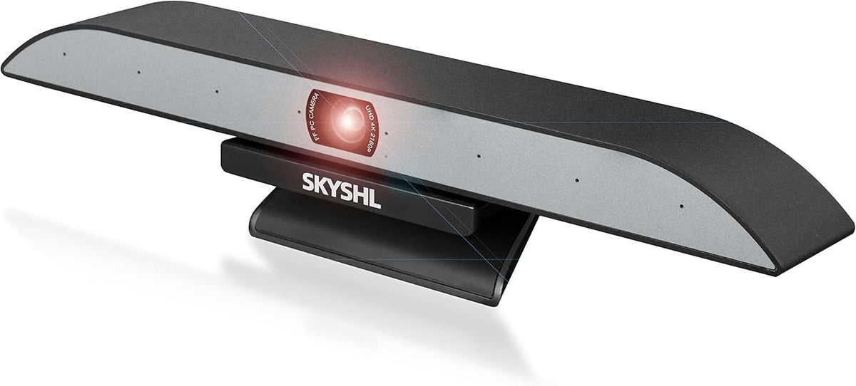 4K Videokonferenzkamera VCC4K - Webcam mit 8 Mikrofonen und Rauschunterdrückung - AI Tracking Autofokus und Digitalzoom - USB Kamera für Meetings Unterricht und Streaming