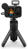 GoPro HERO13 Black Creator Edition - 5,3K Actionkamera mit Volta Batteriegriff und Stativ - Media Mod Light Mod und Enduro Akku - Magnetische Halterung und Tragetasche
