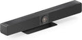 PureLink Vuelogic Videobar mit AV Hub - 4K Weitwinkelkamera mit 120 Grad Sichtfeld und 5fach Zoom - 4 MEMS Mikrofone und HiFi Stereo - USB C HDMI Plug and Play für Zoom und Teams