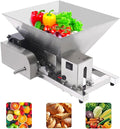 Elektrische Obstmühle 4 Liter - Maischemühle mit 60 Watt und 75 Umdrehungen pro Minute - Edelstahl Obsthäcksler für Äpfel Brot und braunen Zucker - Silber