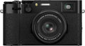 FUJIFILM X100VI schwarz - Premium Kompaktkamera mit CMOS Sensor und 23 mm Festbrennweite - Lichtstarkes F2 Objektiv und Bildstabilisierung - JPEG Fotografie und MPEG 4 Video