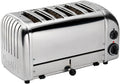DUALIT Vario Toaster für 6 Scheiben - polierter Edelstahl in Chromoptik - elektrischer Mehrscheiben Brotröster - für Bagels und Frühstück