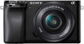 Sony Alpha 6100 APS-C Spiegellose Kamera - 16 bis 50 mm Power Zoom Objektiv mit 3,1 fach Zoom - Autofokus in 0,02 Sekunden mit Augenerkennung - 4K Video und neigbares Display