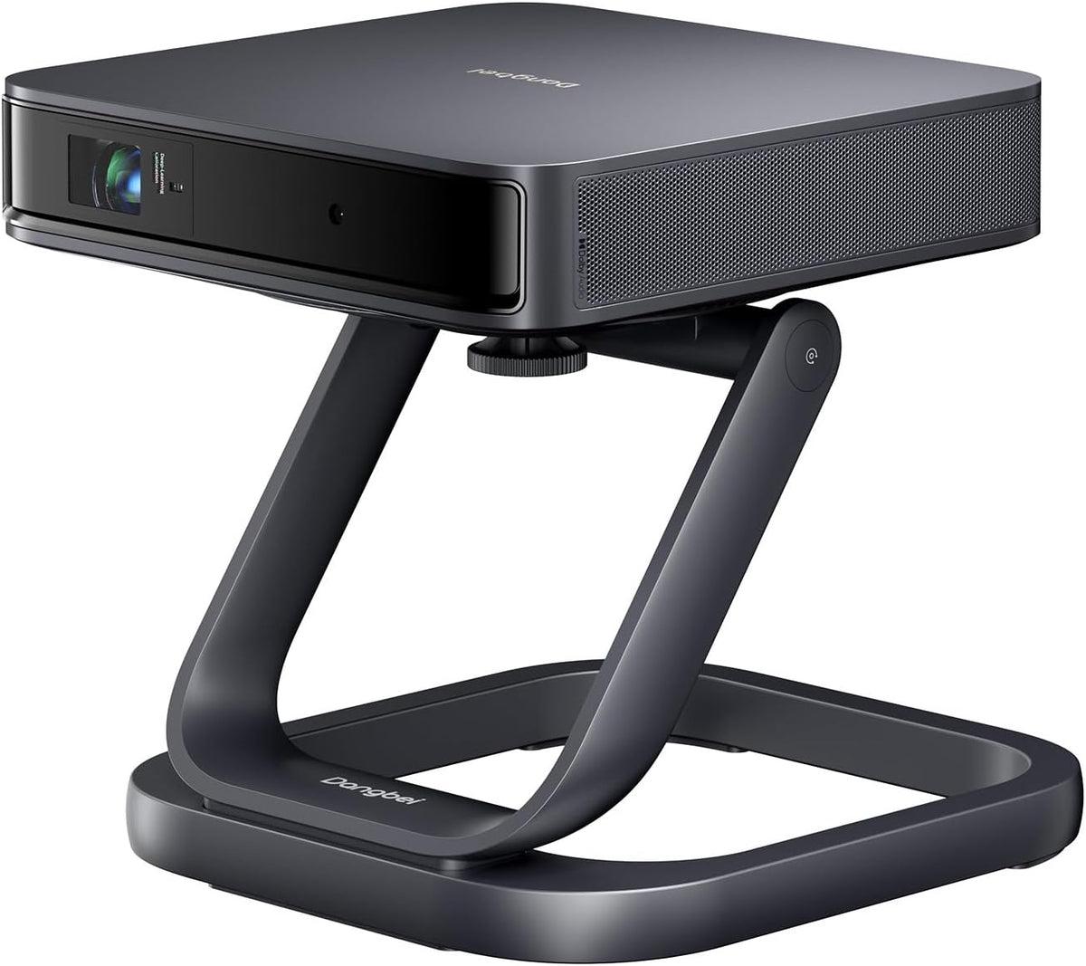 Dangbei Atom Mini Laser Beamer - Full HD mit 1200 ISO Lumen und 4K Signalunterstützung - Netflix Dolby Audio Autofokus und Trapezkorrektur - 3D WiFi Bluetooth und Multi Winkel Ständer