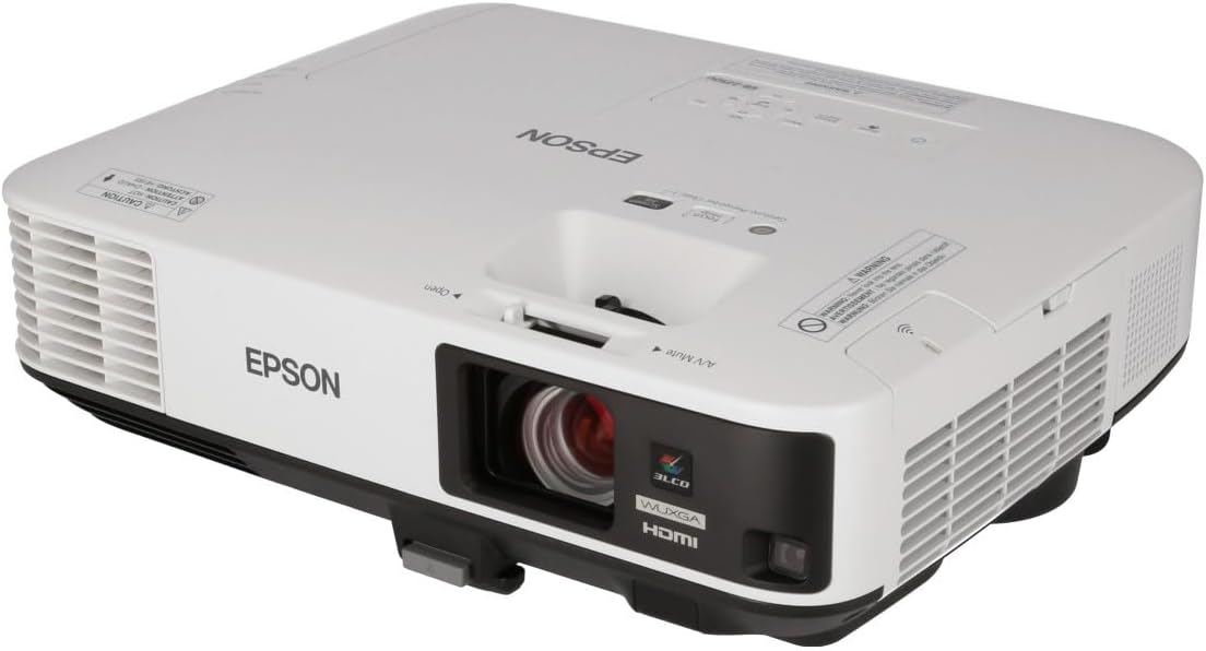 Epson EB 2250U Installationsprojektor - WUXGA 1920 x 1200 mit 5000 Lumen - 3LCD Technik und 15000 zu 1 Kontrast - Mit 10 Watt Lautsprecher HDMI USB und Keystone Korrektur