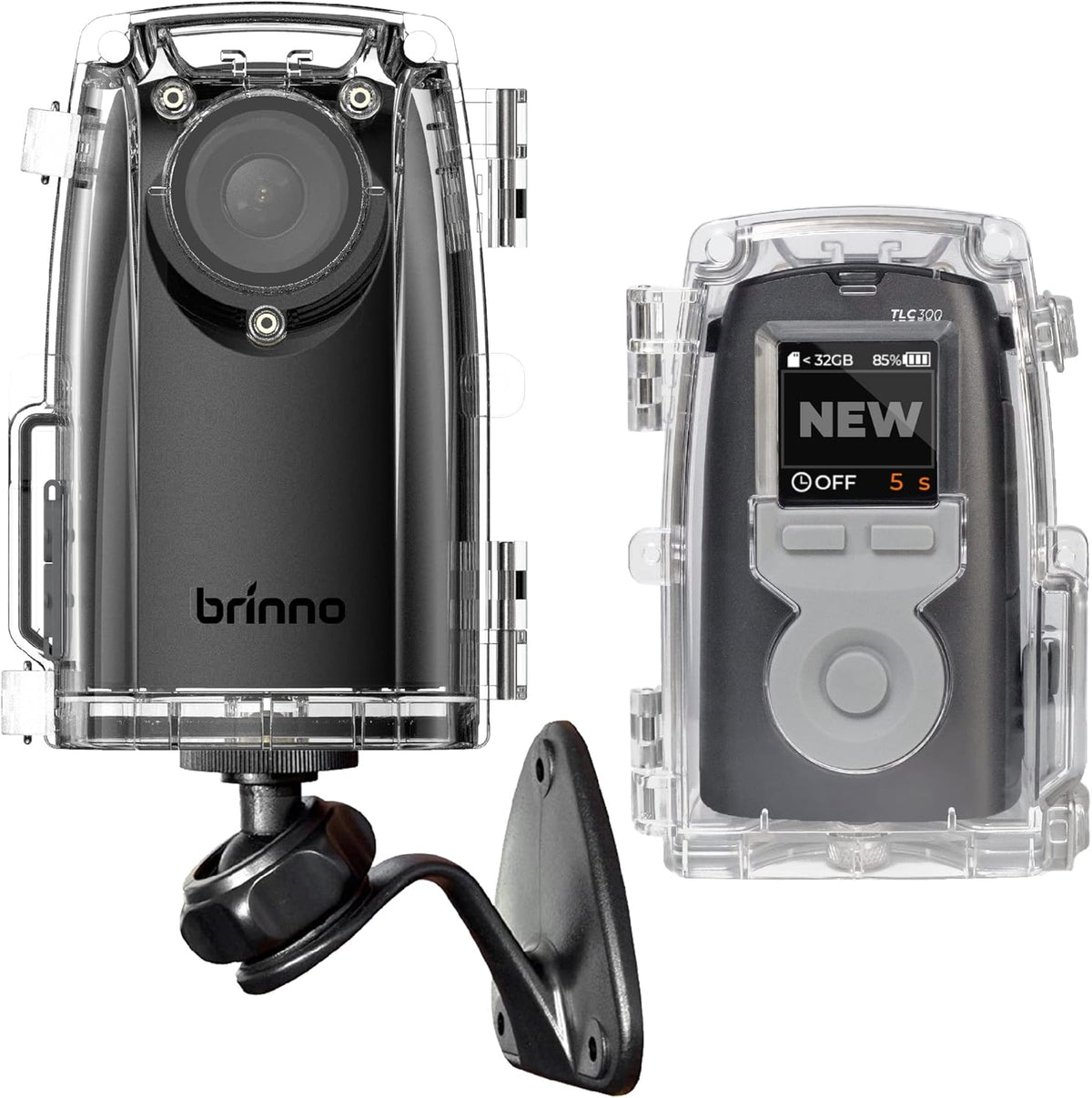 Brinno BCC300-M Video Zeitraffer Kit - TLC300 Kamera mit 1080p Full HD und HDR - IPS LCD Bildschirm und IPX4 Schutz - für Innen und Außenprojekte