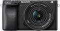Sony Alpha 6400 APS-C Spiegellose Kamera mit 16-50mm Objektiv - 0,02s Autofokus mit Augen Erkennung - 4K Filmaufnahme und neigbares Display - für Vlogging Reisen und Fotografie