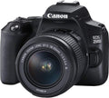 Canon EOS 250D digitale Spiegelreflexkamera + EF-S 18-55mm F3.5-5.6 III - 24,1MP APS-C CMOS mit DIGIC 8 - 4K Full HD WLAN Bluetooth - 3 Zoll Vari Angle Display in Schwarz
