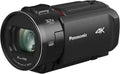 Panasonic HC-VX3E-K 4K-Camcorder - 4K25p Video mit 25mm F1.8 Weitwinkelobjektiv - 24fach optischer Zoom und Hybrid OIS Plus - HDR Zoom Mikrofon und Touchscreen in Schwarz