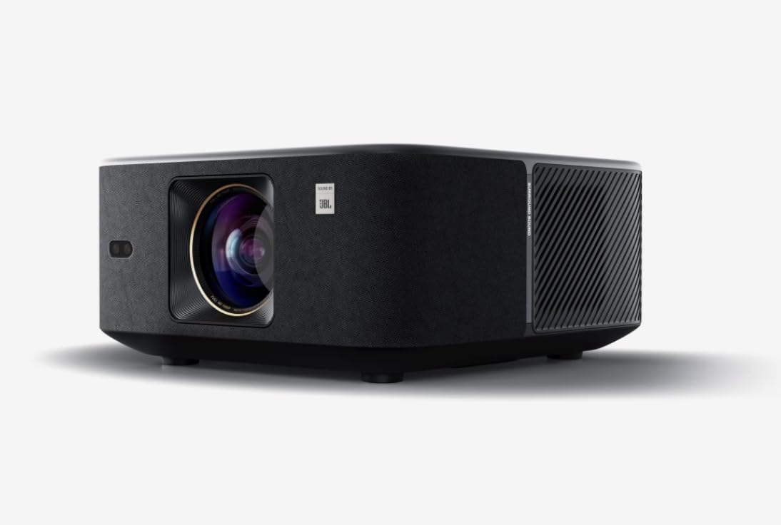 Yaber K3 Smart Beamer - Google TV Projektor mit Sound by JBL und Dolby Audio - Full HD 1080p mit 4K Unterstützung - WiFi 6 Bluetooth Netflix und über 7000 Apps