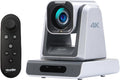 zowietek 4K PTZ-Kamera Native NDI HX3 - ZowiePTZ mit 12X optischem und 12X digitalem Zoom - Ergo Ease Fernbedienung und ZowieX App - SDI HDMI USB und IP Streaming