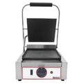 RESTAURANT STORE RS 1717 Kontaktgrill - Einzelne glatte Gusseisen Grillplatte - Sandwichmaker für Toast und Pizza - Elektrische Grillplatte mit 11 kg Gewicht
