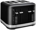 KitchenAid 5KMT4109EBM Toaster - Vier Schlitze für bis zu 4 Scheiben - 1960 Watt bei 240 Volt - Kombination aus Kunststoff Edelstahl und Metall