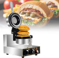 LYJIANGXIN Doppel UFO Burger Presse - Elektrische Sandwich Maschine mit Antihaftfläche - Zeiteinstellung von 0 bis 5 Minuten - Beidseitige Heizung für Eisburger und Paninis
