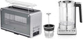 WMF Lono Toaster Glas mit Brötchenaufsatz - 2 Scheiben XXL Toast mit motorisierter Toastaufnahme - Lono 2 in 1 Vario Wasserkocher mit Teesieb - 3000 Watt